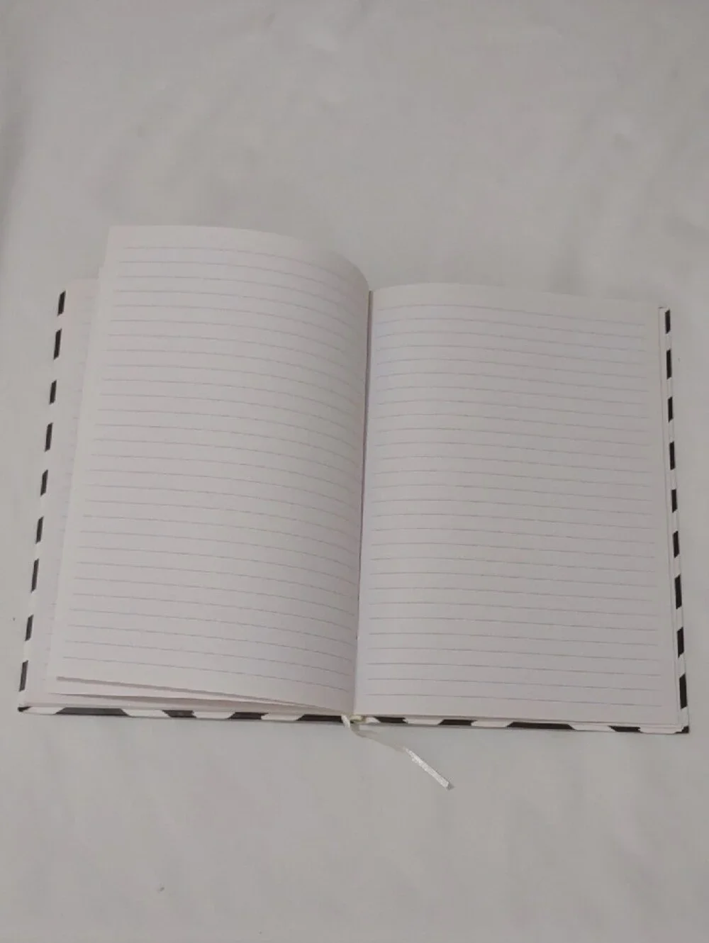 Black & White Chevron Hardcover Notebook - Classic Home Office Journal